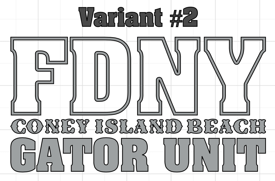 FDNY Gator Unit Reflective T-Shirt - Unisex