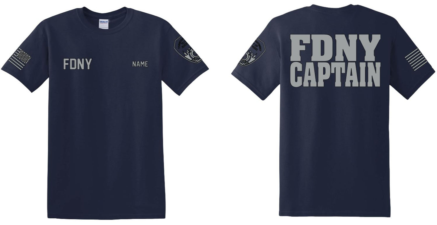 FDNY Captain Reflective T-Shirt - Unisex