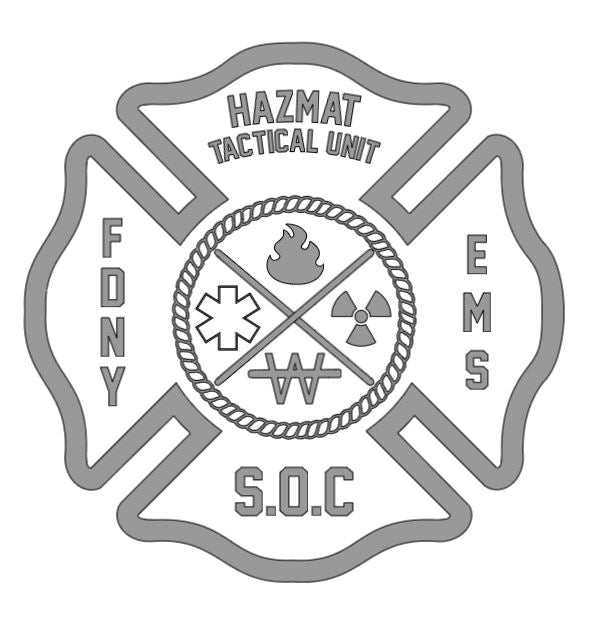 FDNY HazTac Reflective Pullover Hoodie - Unisex