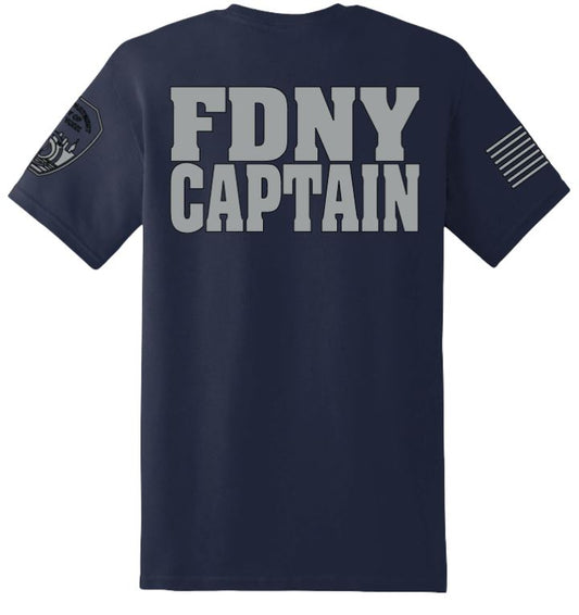 FDNY Captain Reflective T-Shirt - Unisex