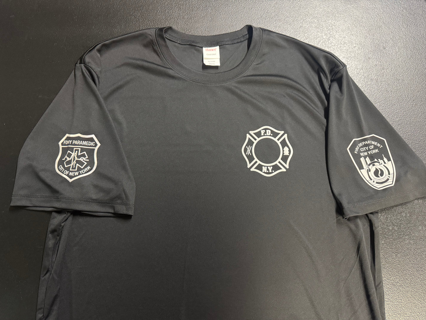 FDNY Paramedic Reflective Long Sleeve Drifit T-Shirt - Unisex