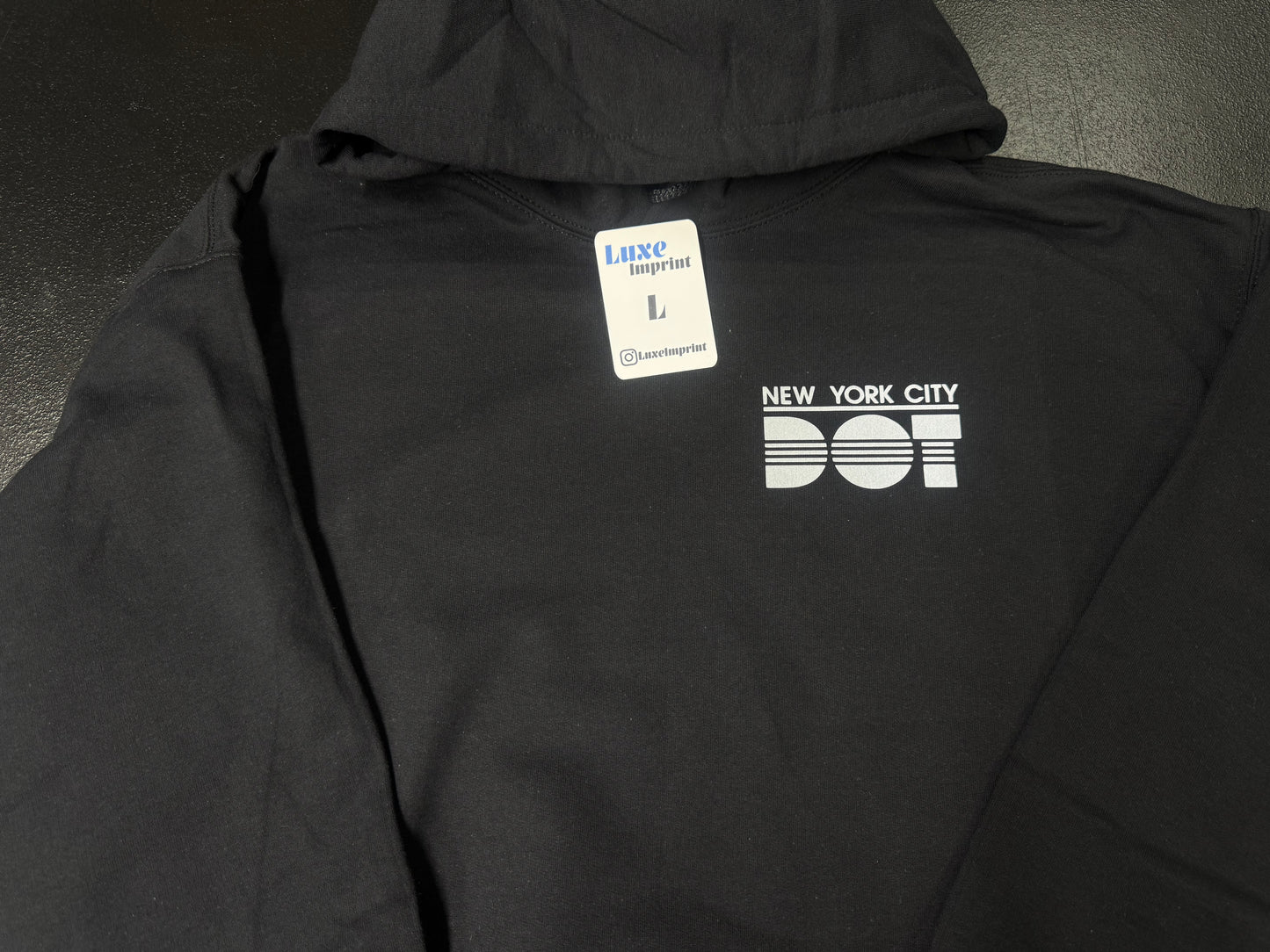 NYC DOT Reflective Pullover Hoodie