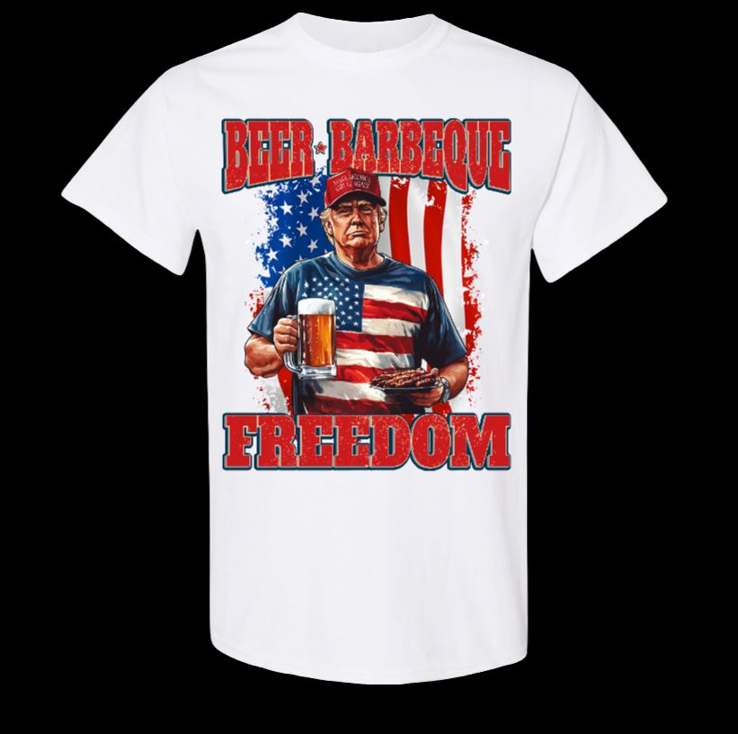 Donald Trump "Beer, Barbecue, and FREEDOM" T-Shirt