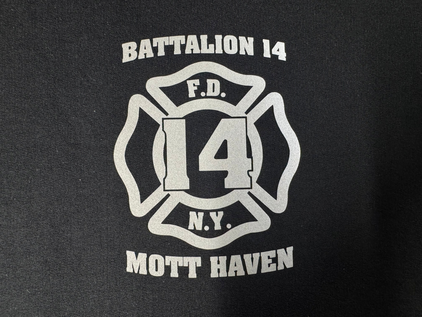 FDNY Station 14 (MottHaven) Reflective Pullover Hoodie - Unisex
