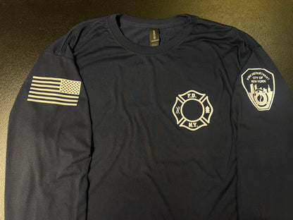 FDNY Reflective Long Sleeve Drifit T-Shirt - Unisex