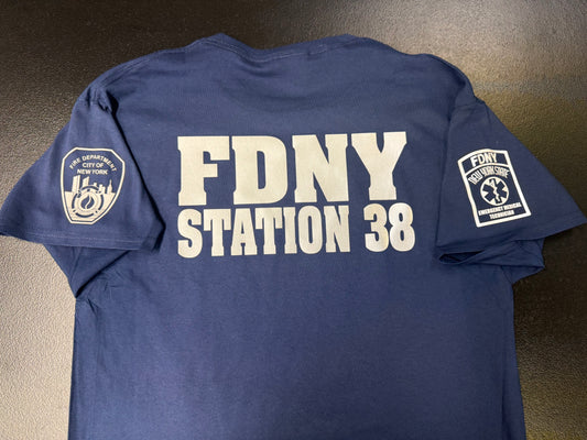 FDNY Station 38 Reflective T-Shirt - Unisex