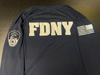 FDNY Reflective Long Sleeve Drifit T-Shirt - Unisex