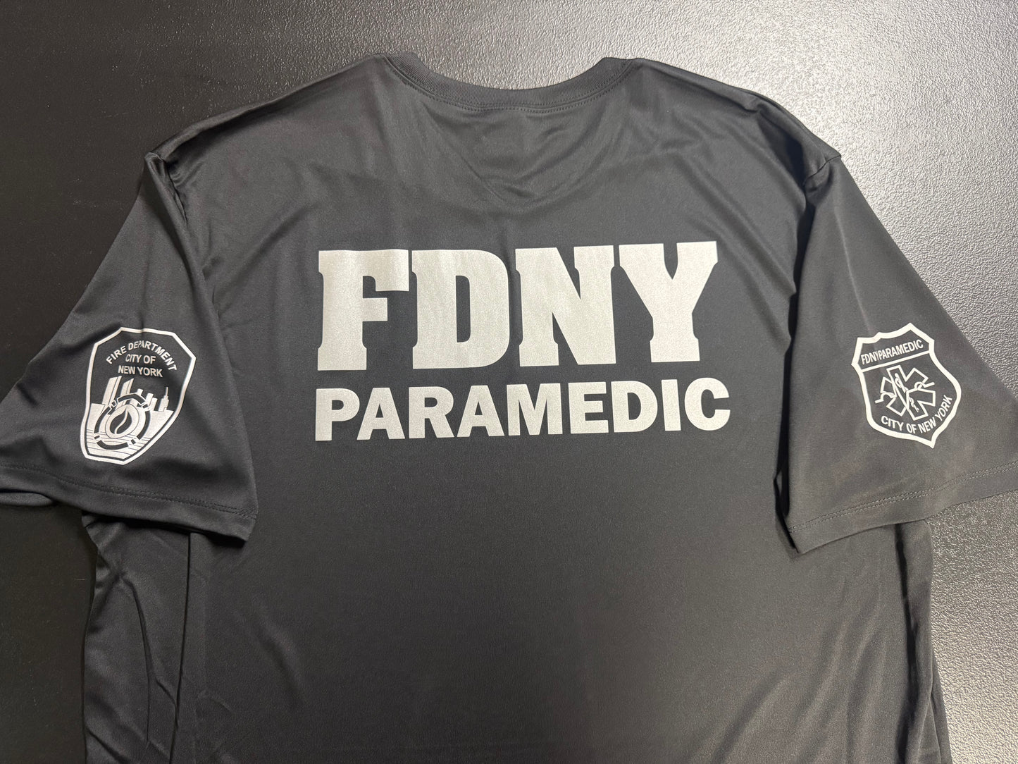 FDNY Paramedic Reflective Long Sleeve Drifit T-Shirt - Unisex