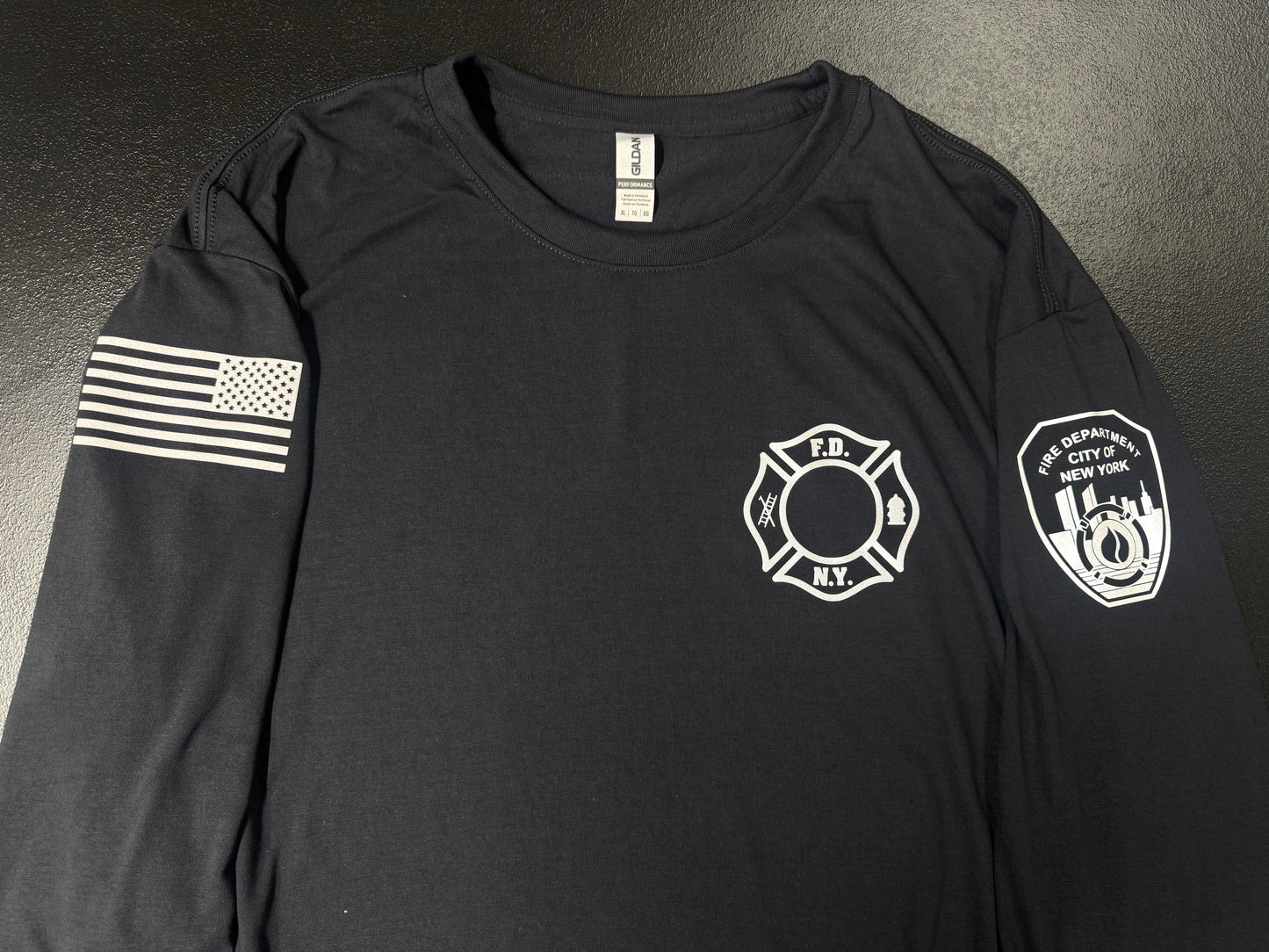FDNY Reflective Long Sleeve Drifit T-Shirt - Unisex