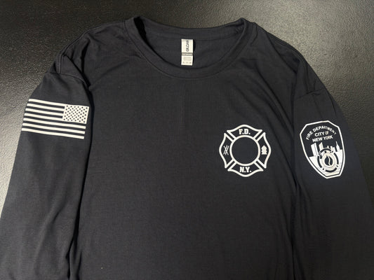 FDNY Reflective Long Sleeve Drifit T-Shirt - Unisex