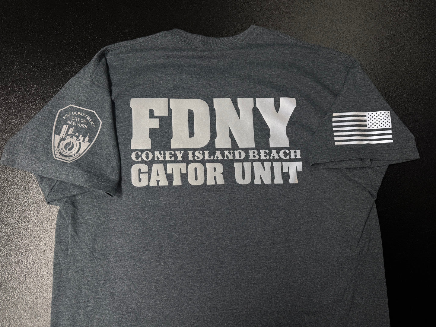 FDNY Gator Unit Reflective T-Shirt - Unisex