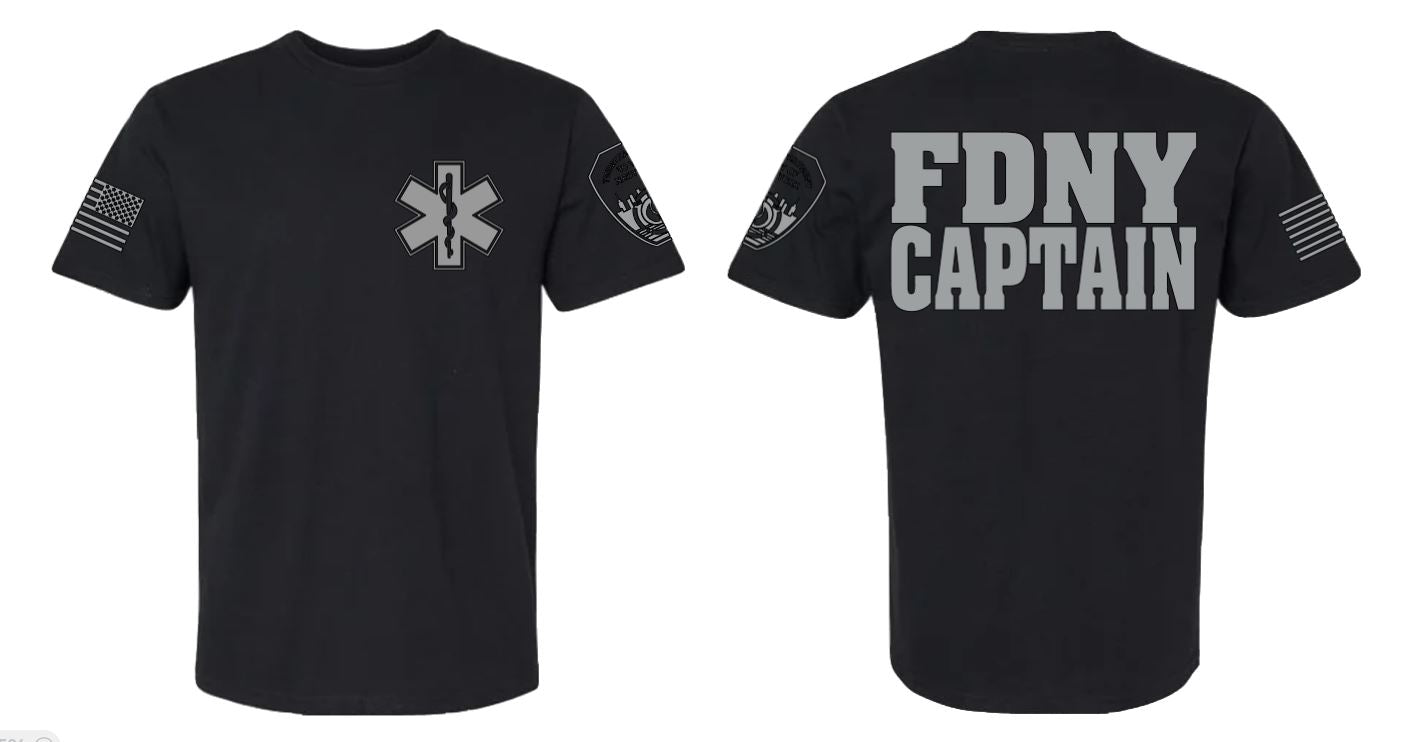 FDNY Captain Reflective T-Shirt - Unisex