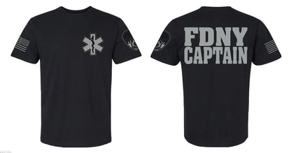 FDNY Captain Reflective T-Shirt - Unisex