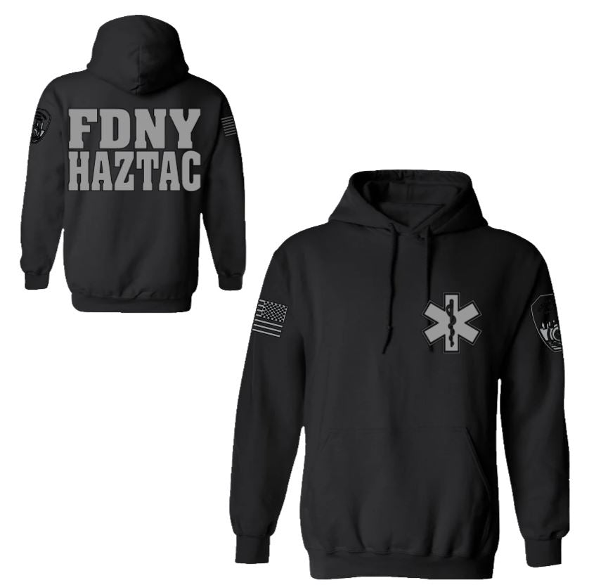 FDNY HazTac Reflective Pullover Hoodie - Unisex