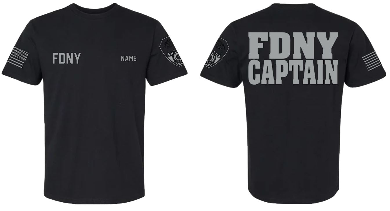 FDNY Captain Reflective T-Shirt - Unisex