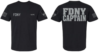 FDNY Captain Reflective T-Shirt - Unisex