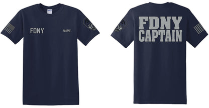 FDNY Captain Reflective T-Shirt - Unisex