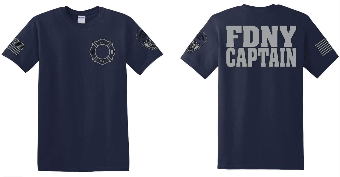 FDNY Captain Reflective T-Shirt - Unisex