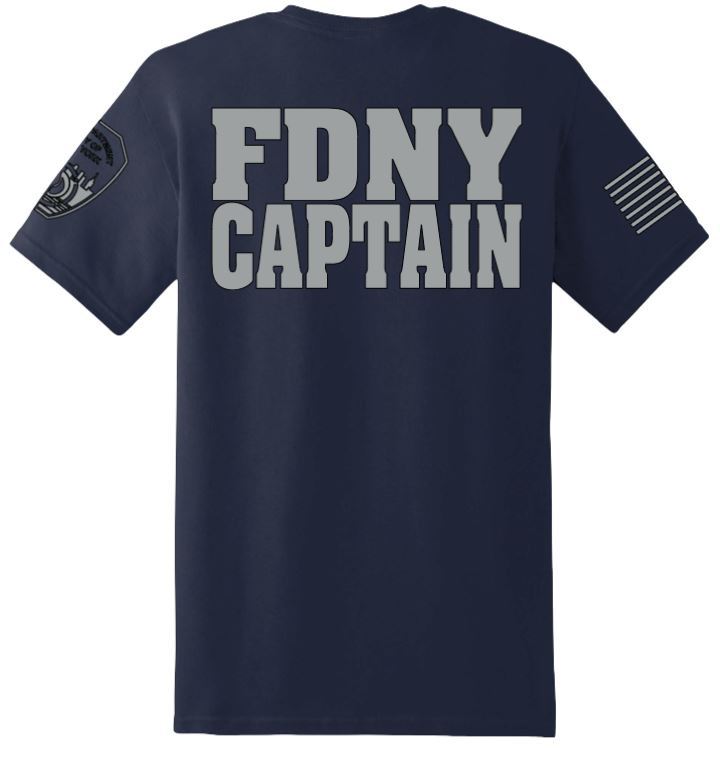 FDNY Captain Reflective T-Shirt - Unisex