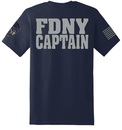 FDNY Captain Reflective T-Shirt - Unisex