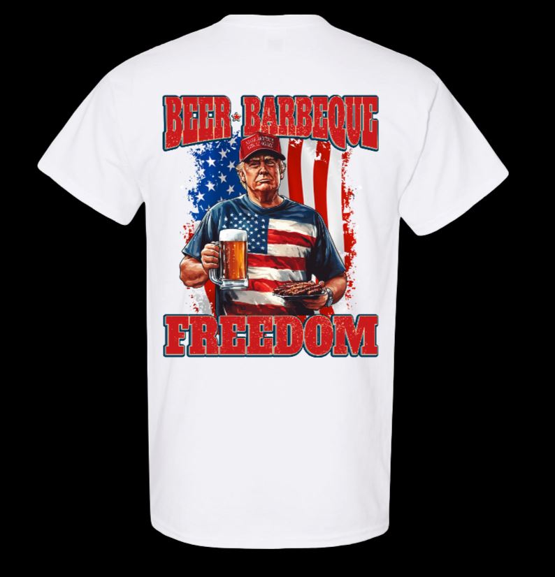 Donald Trump "Beer, Barbecue, and FREEDOM" T-Shirt