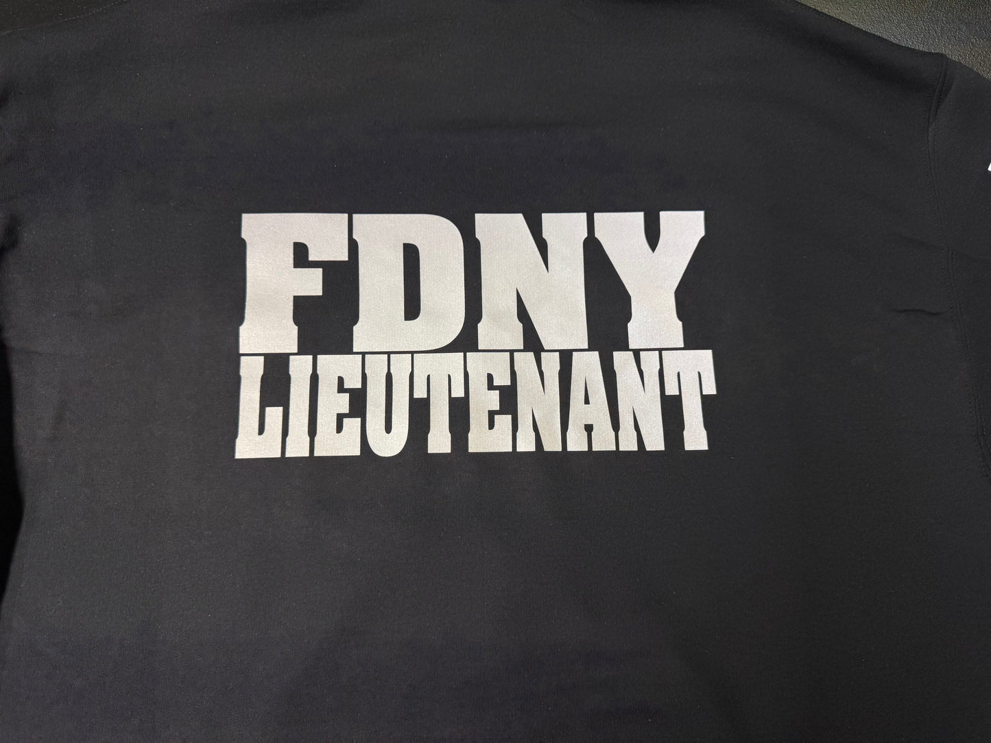 FDNY Lieutenant Reflective Pullover Hoodie - Unisex
