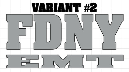 FDNY EMT Reflective T-Shirt - Unisex