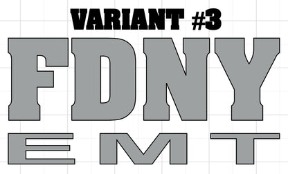 FDNY EMT Reflective T-Shirt - Unisex