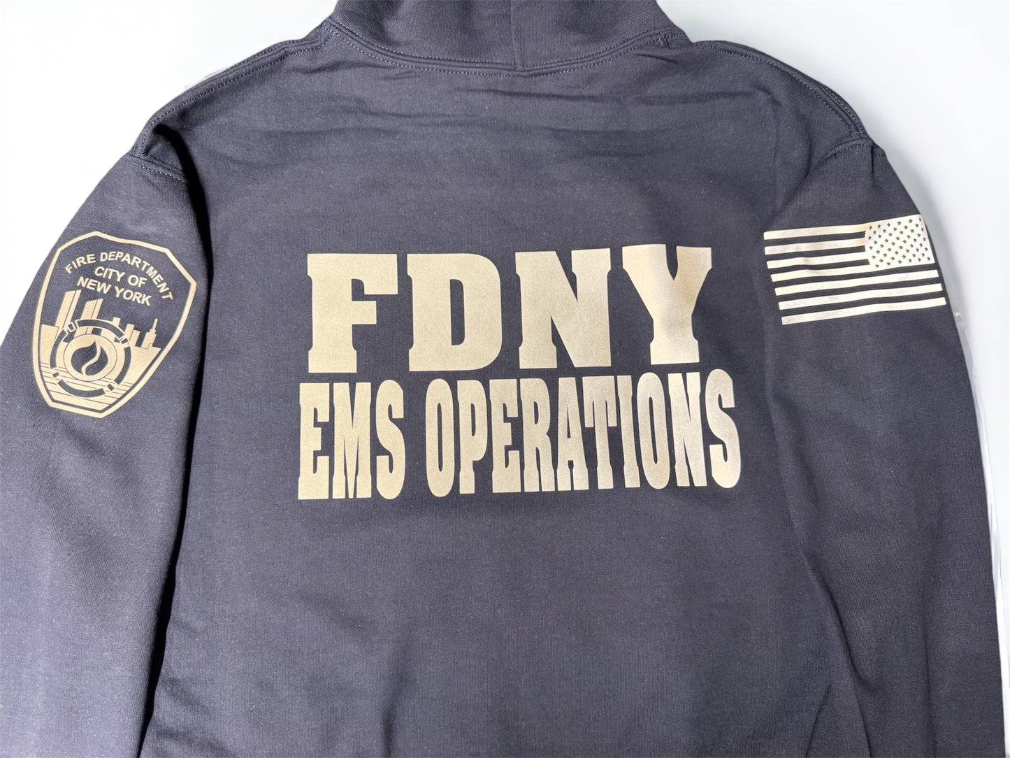 FDNY EMS Operations Reflective Pullover Hoodie - Unisex