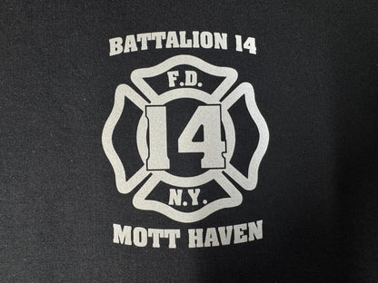FDNY Station 14 (MottHaven) Reflective Pullover Hoodie - Unisex