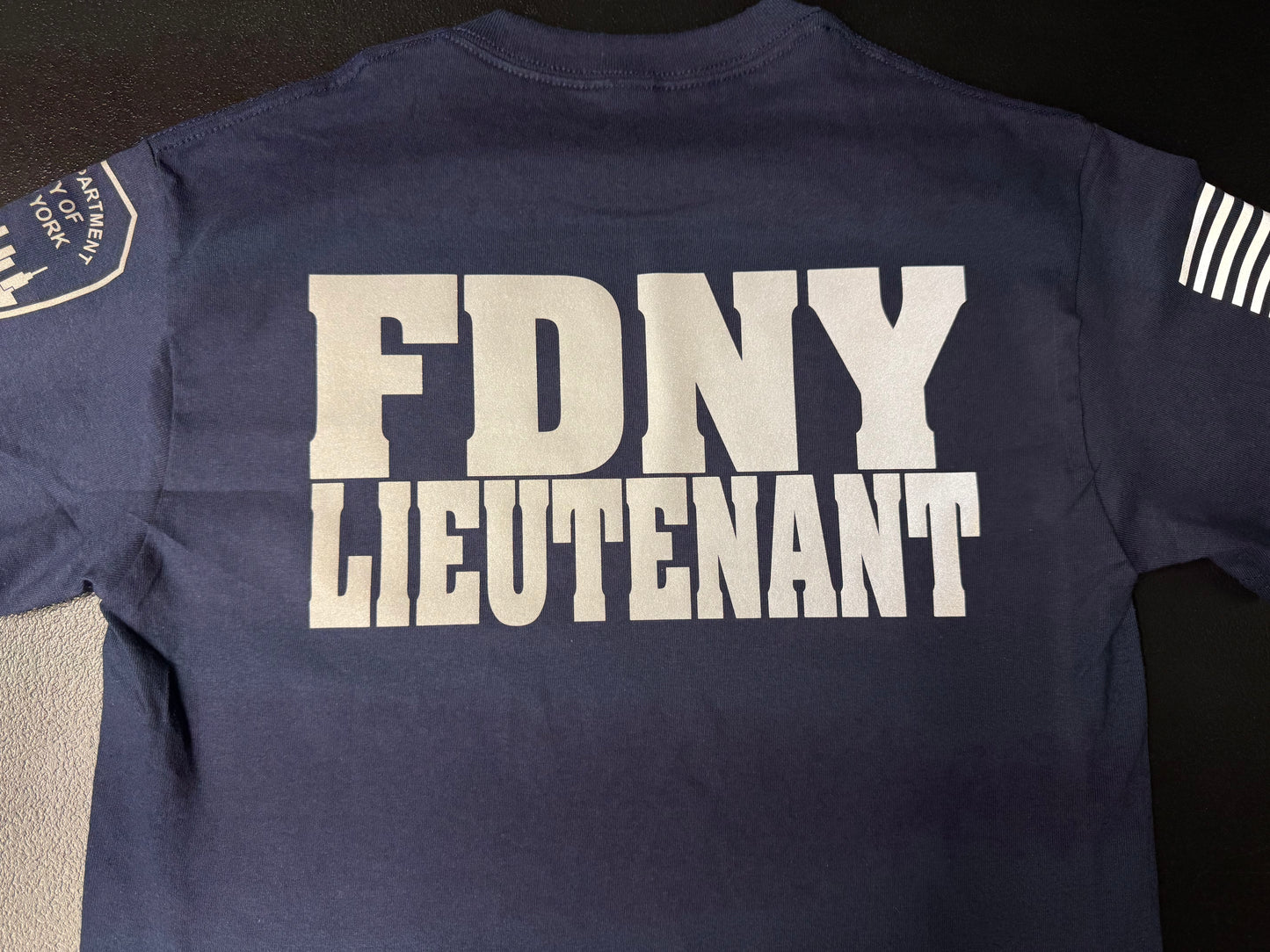 FDNY Lieutenant Reflective T-Shirt - Unisex