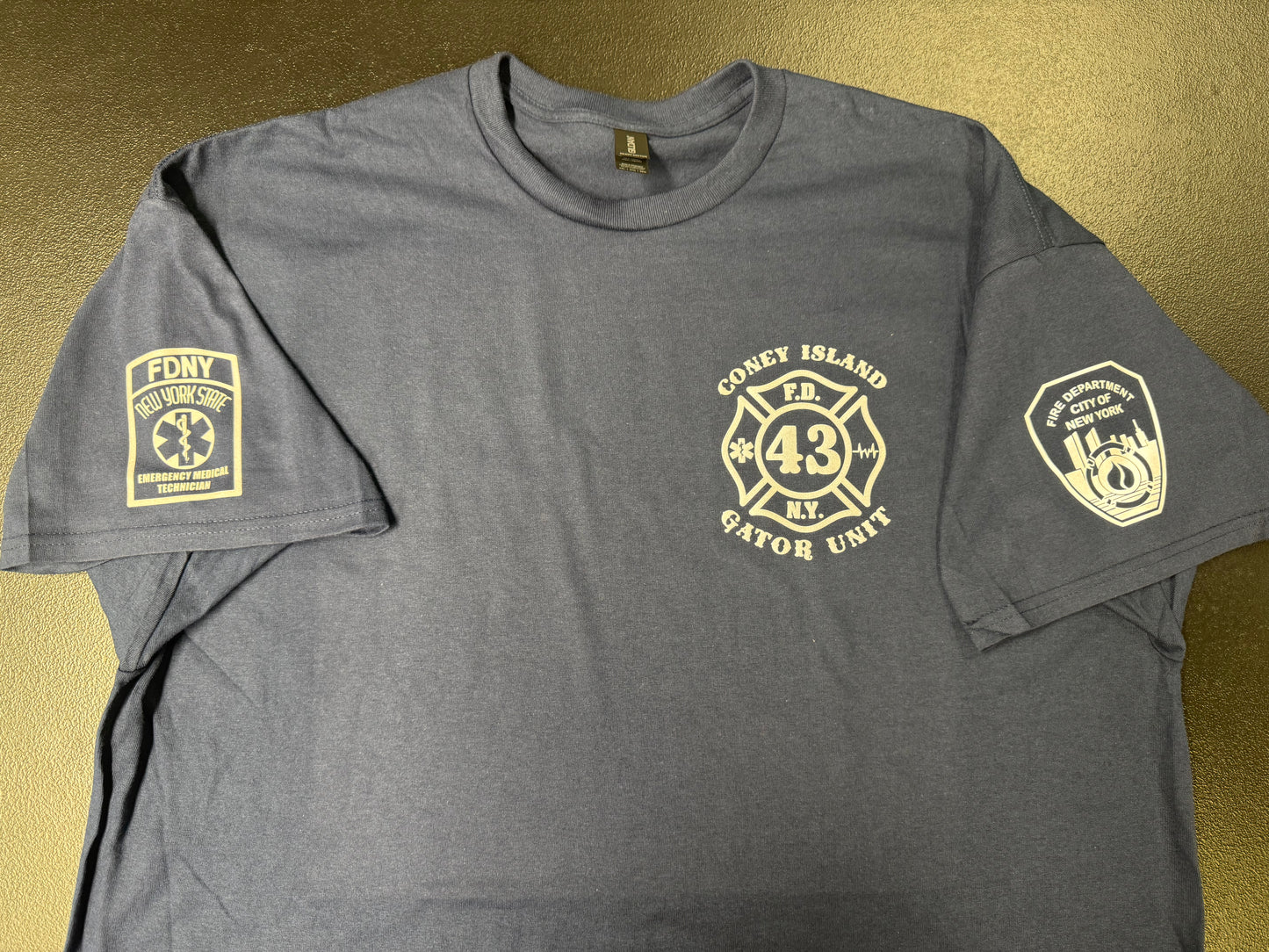 FDNY Gator Unit Reflective T-Shirt - Unisex