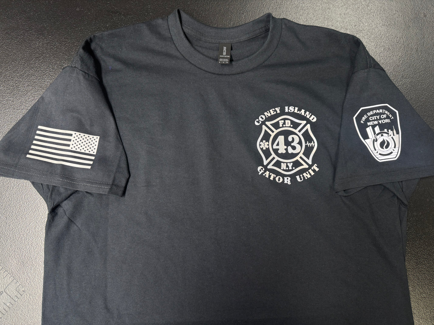 FDNY Gator Unit Reflective T-Shirt - Unisex