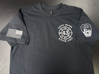 FDNY Gator Unit Reflective T-Shirt - Unisex
