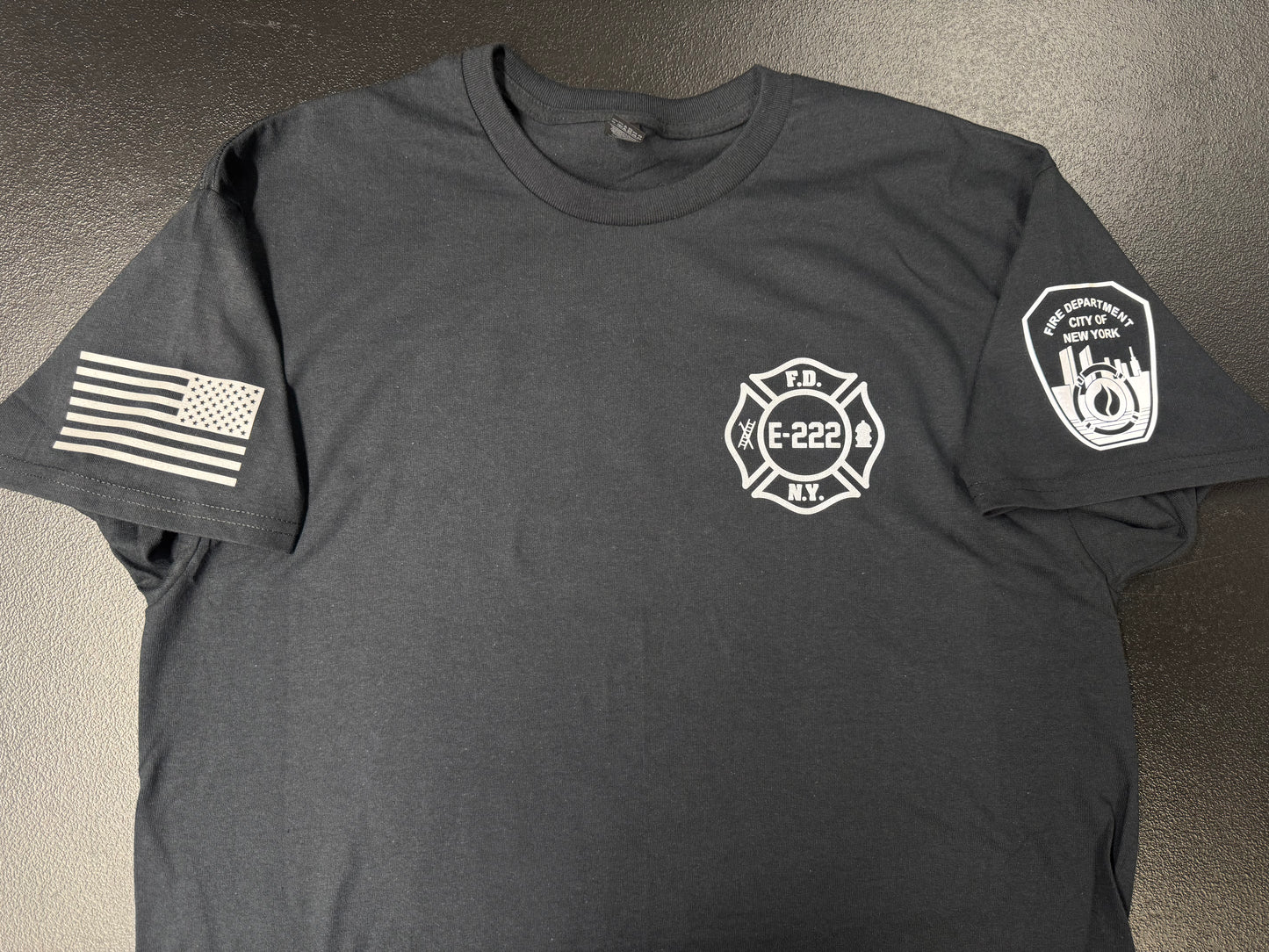 FDNY Reflective Engine Co. 222 Triple Deuce T-Shirt- Unisex
