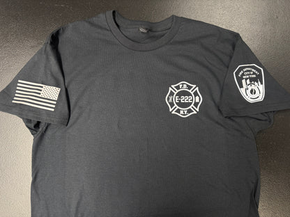 FDNY Reflective Engine Co. 222 Triple Deuce T-Shirt- Unisex