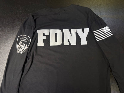 FDNY Reflective Long Sleeve T-Shirt - Unisex