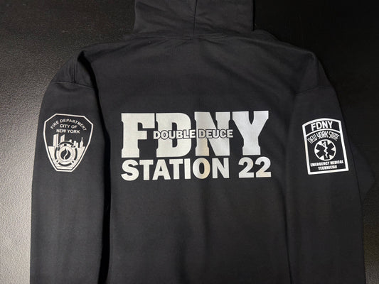 Carhartt Reflective FDNY Station 22 "Double Deuce" Hoodie - Men