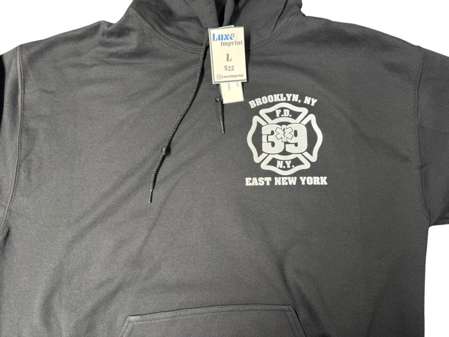 FDNY Station 39 Reflective Pullover Hoodie - Unisex