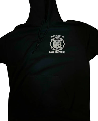 FDNY Station 38 Reflective Pullover Hoodie - Unisex