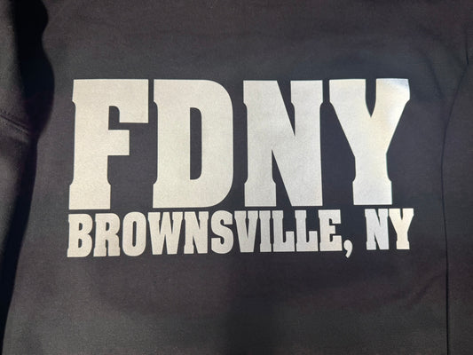 FDNY Brownsville Reflective Pullover Hoodie - Unisex