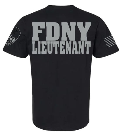 FDNY Lieutenant Reflective T-Shirt - Unisex
