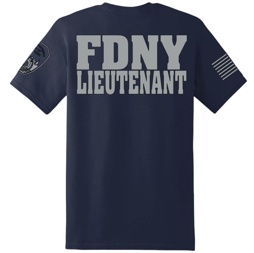 FDNY Lieutenant Reflective T-Shirt - Unisex