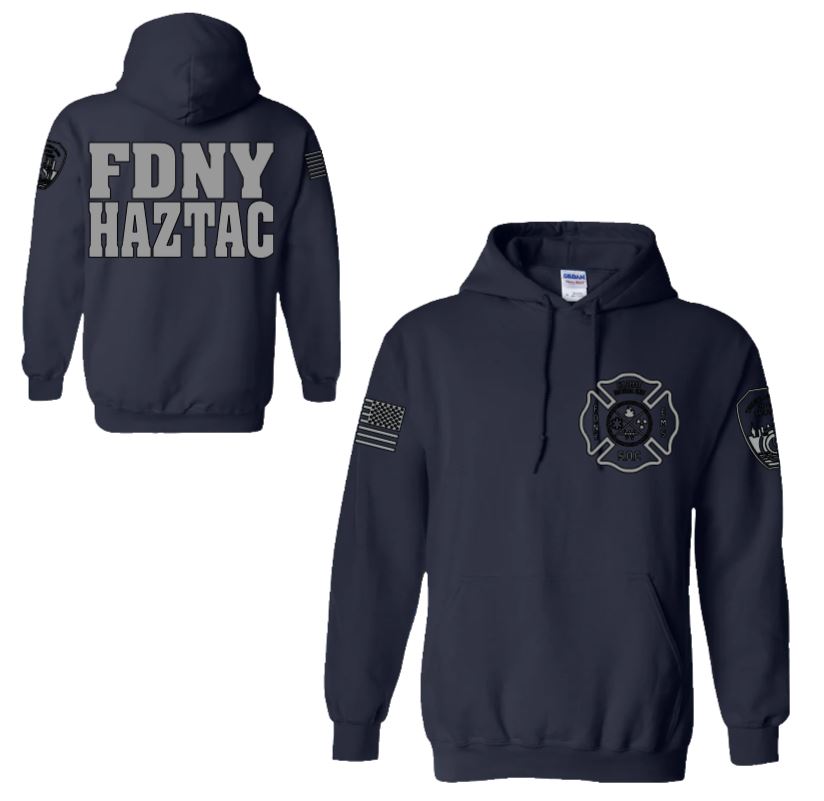 FDNY HazTac Reflective Pullover Hoodie - Unisex