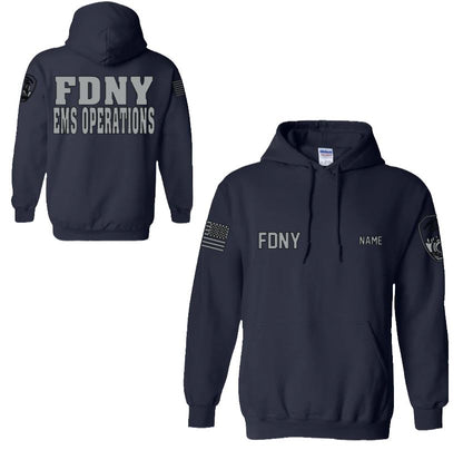 FDNY EMS Operations Reflective Pullover Hoodie - Unisex