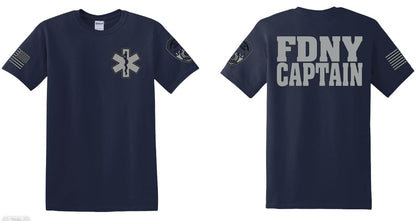 FDNY Captain Reflective T-Shirt - Unisex