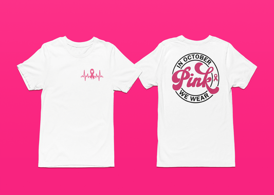 Heartbeat of Hope T-Shirt - Breast Cancer Awareness