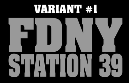 FDNY Station 39 Reflective Pullover Hoodie - Unisex