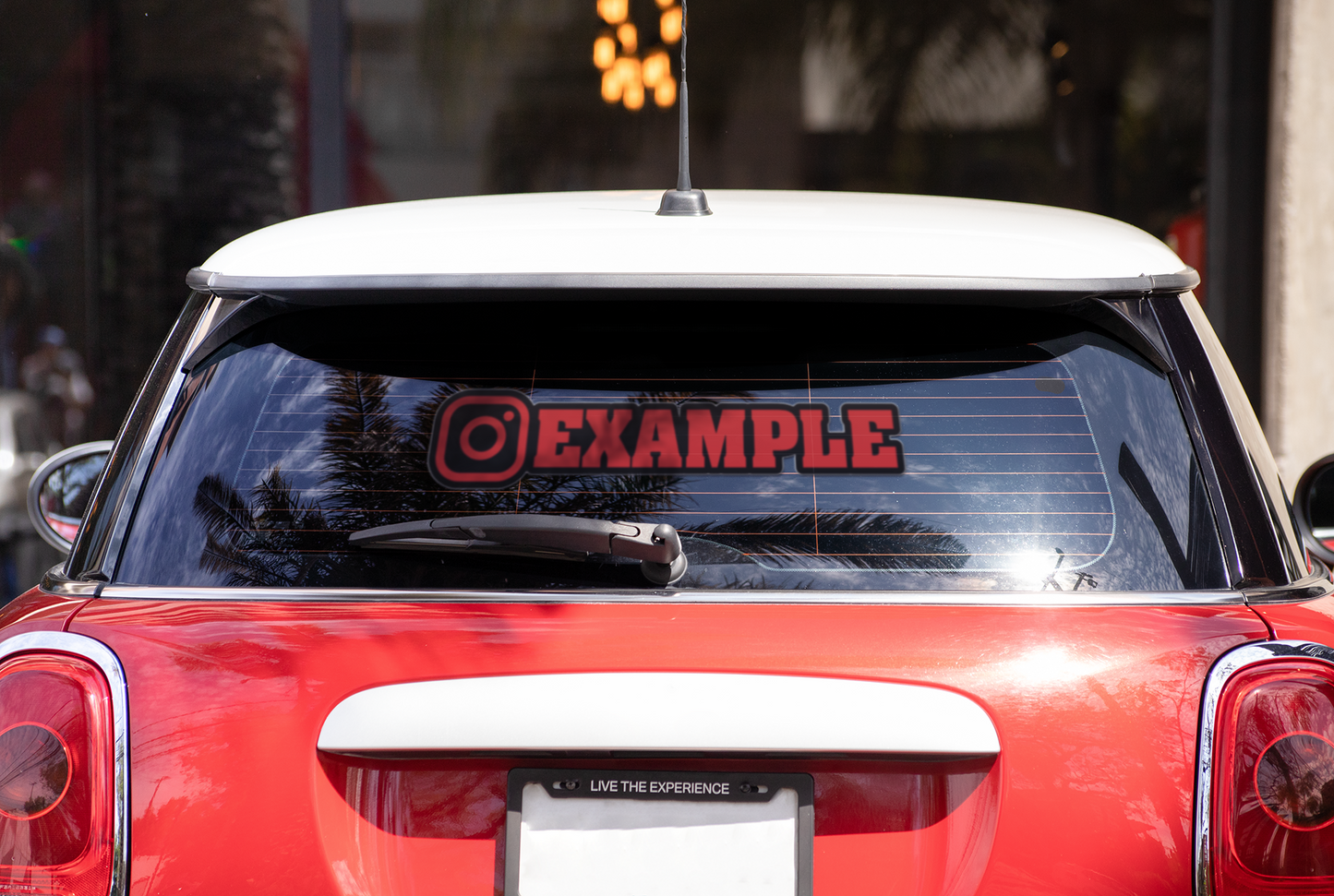 Custom Social Media Username Decals