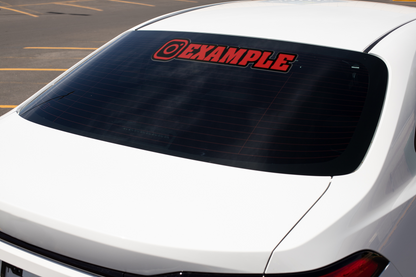 Custom Social Media Username Decals